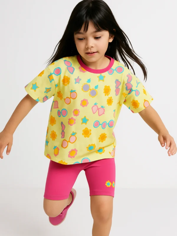 Sunnies & Smiles Cycling Leggings Set