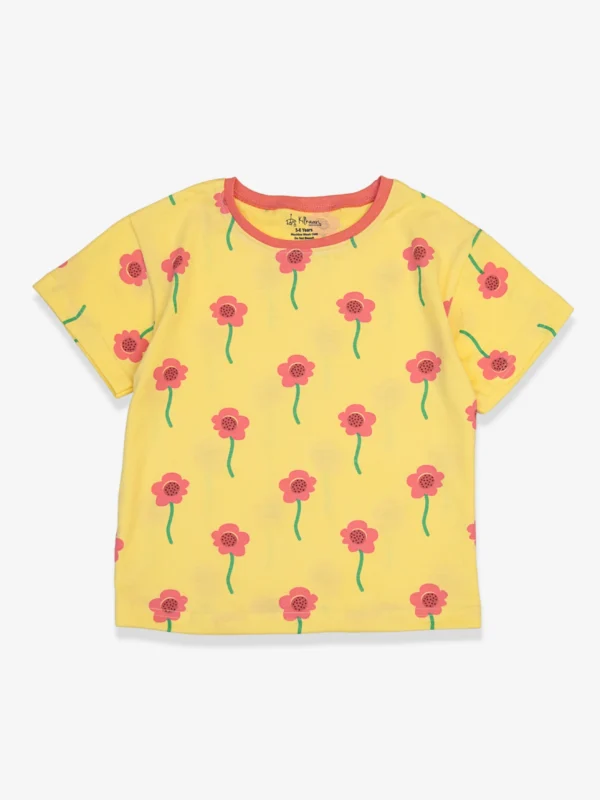 Yellow Floral Tshirt