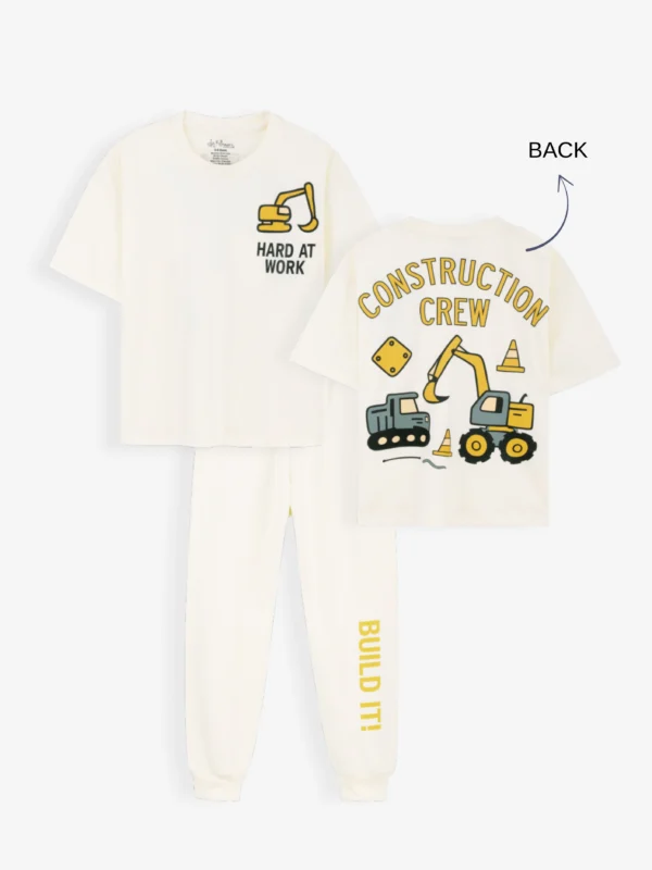 Build It Up! Oversized T-shirt and Joggers Set