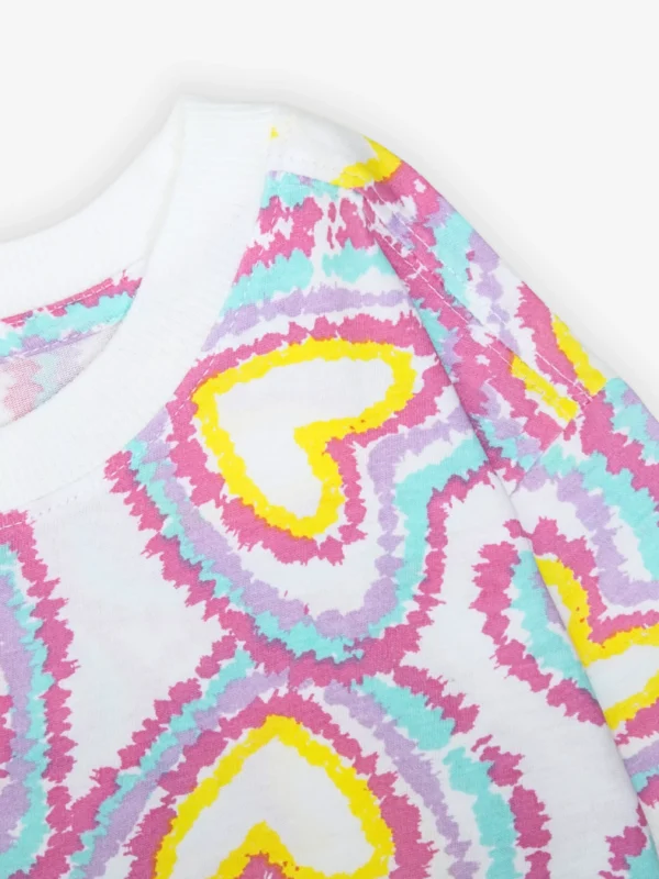 Rainbow Love Tie-Dye Cord set
