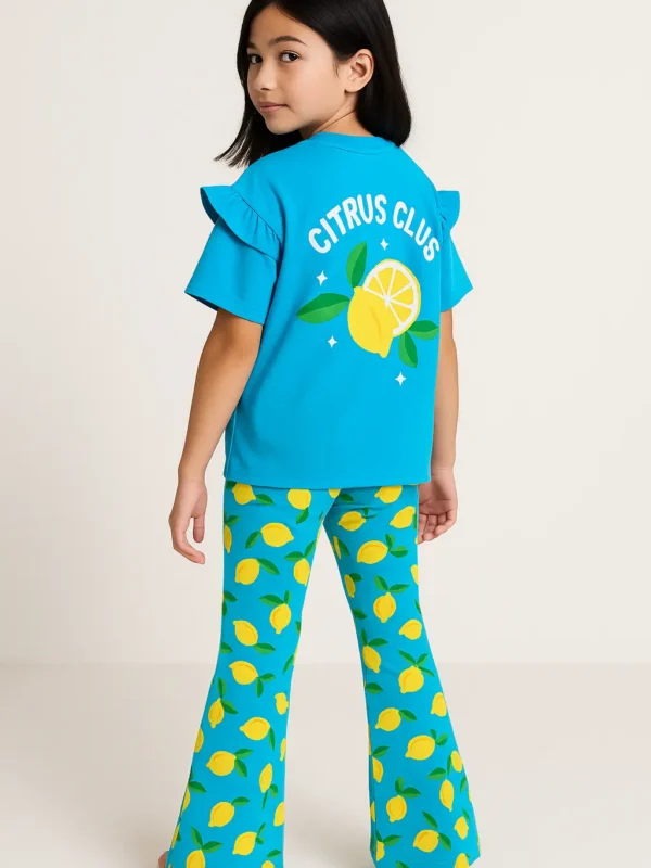 Blue Lemon Zest Bootcut Set