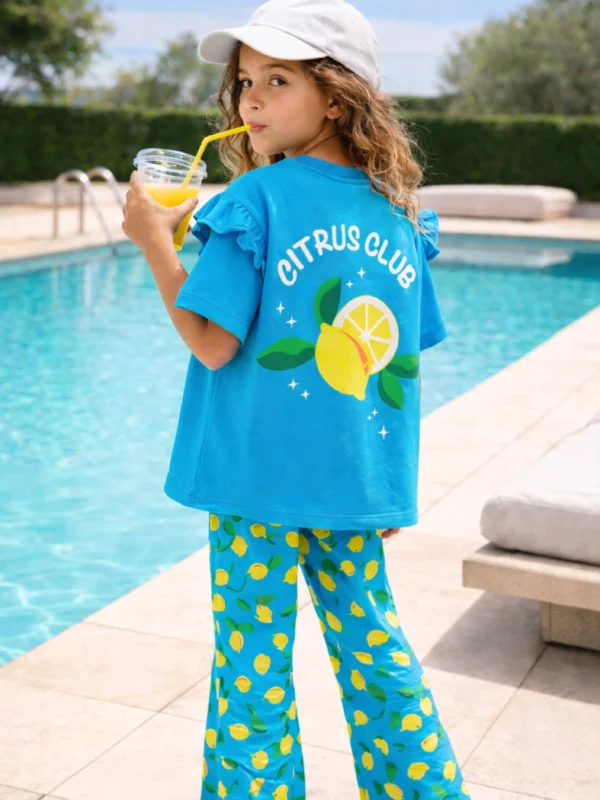 Blue Lemon Zest Bootcut Set