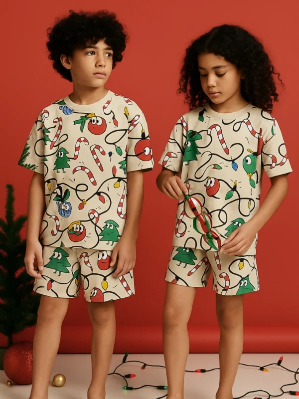 Starry Christmas Oversized Cord Set