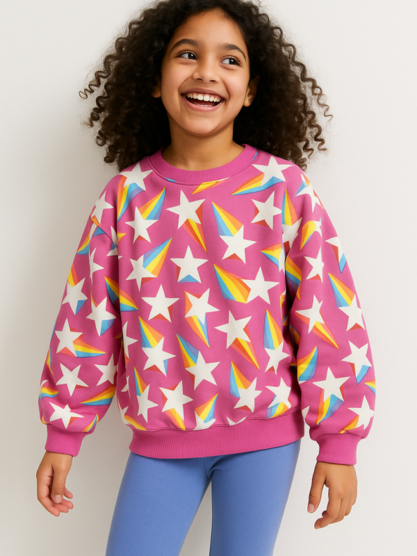 Winter Fleece: Tiny Twinkles Sweatshirt Set