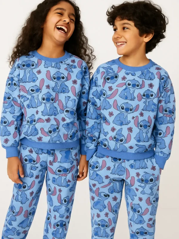 Winter Fleece- Stitch Snuggle Sweatshirt Set