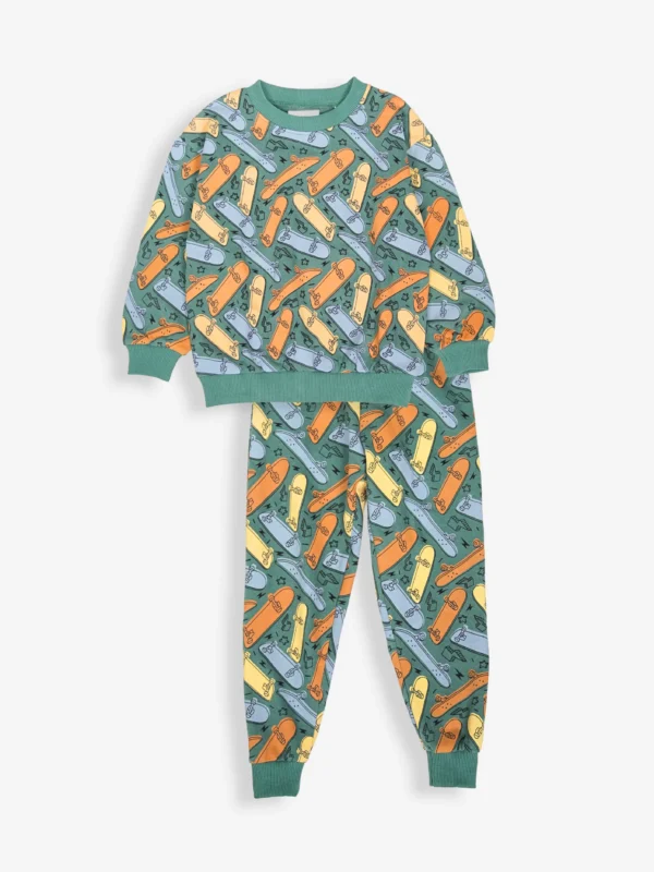 Winter Fleece: Little Skater Sweatshirt Set