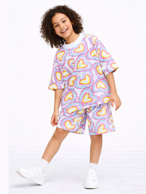 Rainbow Love Tie-Dye Cord set