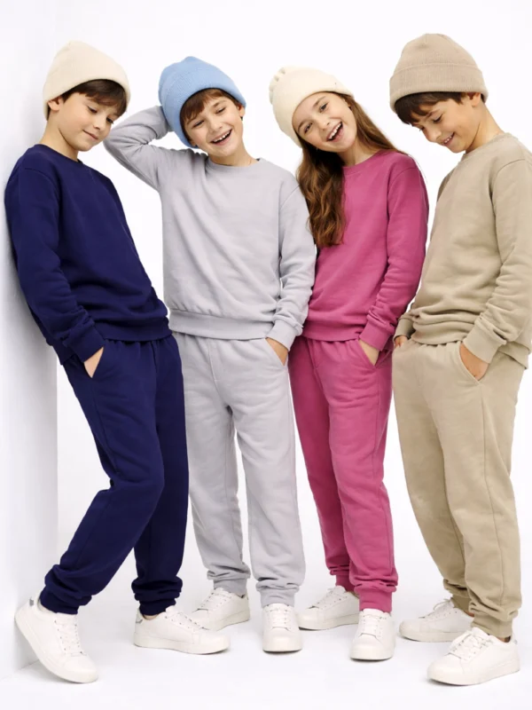 Pack of 4: Classic Solid Sweatshirt Set