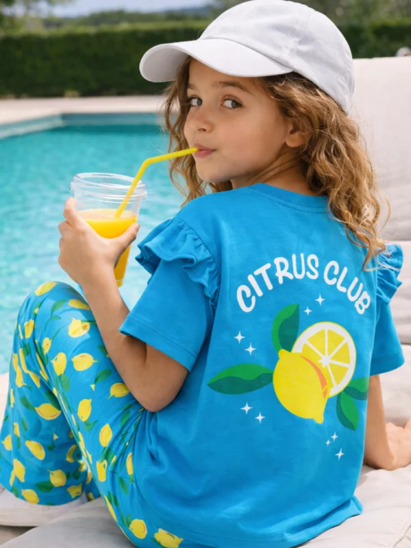 Blue Lemon Zest Bootcut Set