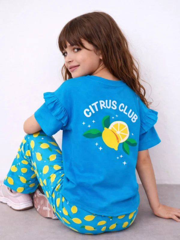 Blue Lemon Zest Bootcut Set